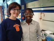 Gail Corneau '10 and Lydia Rono '11.