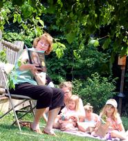 Professional storyteller Beth Tegart reads <i>Fairy Houses</i> by Tracey Kane