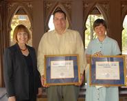 President Joan Stewart, Martin Sweeney and Robin Vanderwall. Missing from photo:Bobby Evans.