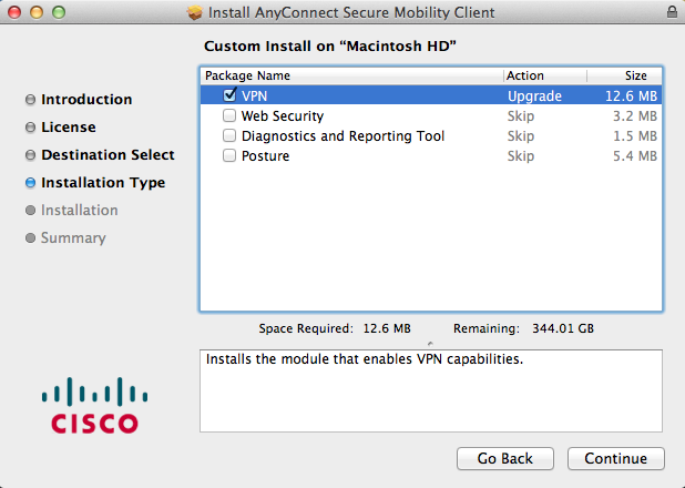 cisco anyconnect vpn client for mac os x